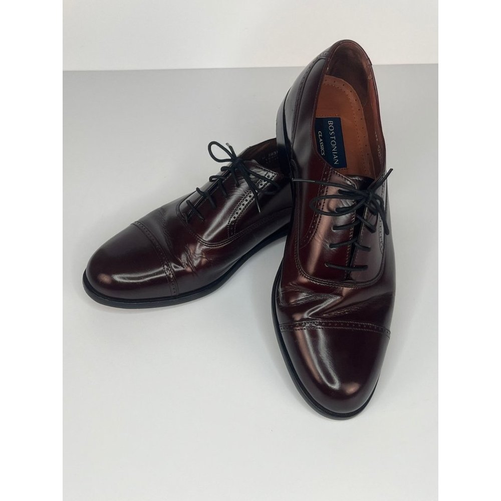 Bostonian Classics First Flex Men's Brown Cap Toe Oxfords 11M 20352